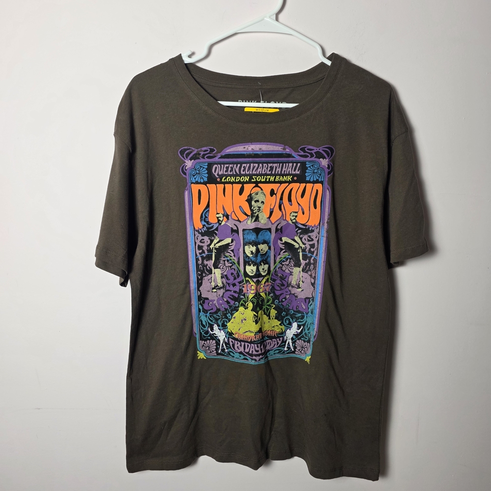 Pink Floyd 1967 Queen Elizabeth Hall London Southbank Graphic Tee Medium